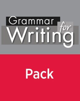 Shop | Grammar for Writing | Student Test Booklet | Grade 9