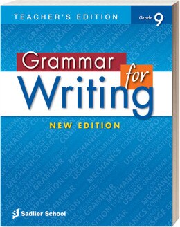 Shop | Grammar for Writing | TE | Grade 9