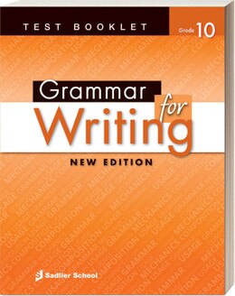 Shop | Grammar for Writing | SE | Test Booklet | Grade 10